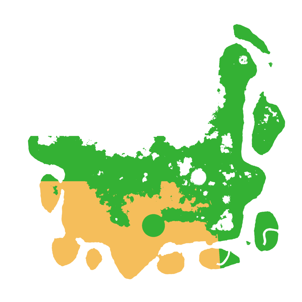 Biome Rust Map: Procedural Map, Size: 3500, Seed: 474706655