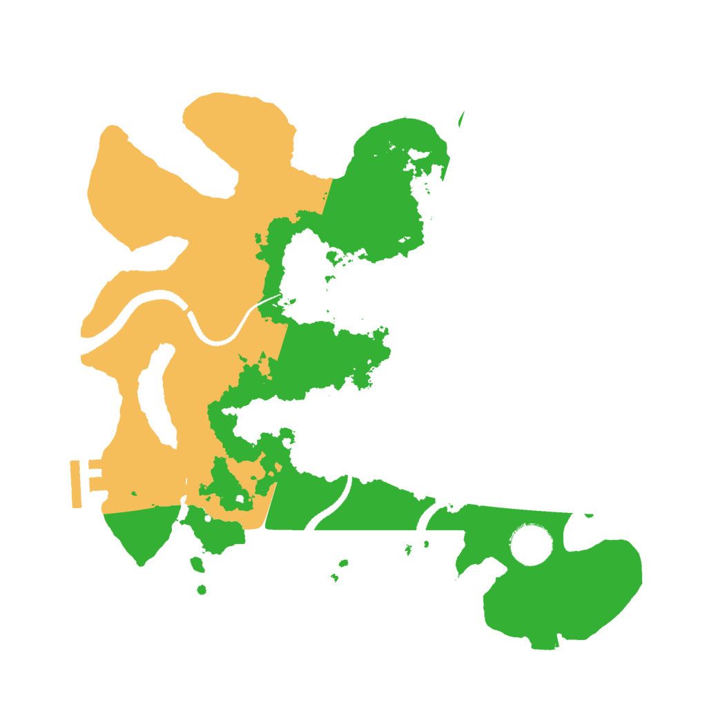 Biome Rust Map: Procedural Map, Size: 3000, Seed: 654323