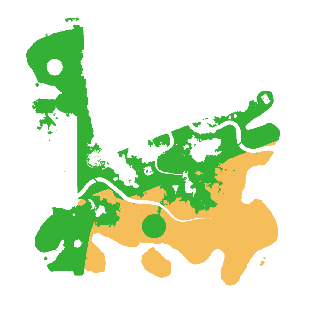 Biome Rust Map: Procedural Map, Size: 3400, Seed: 252334