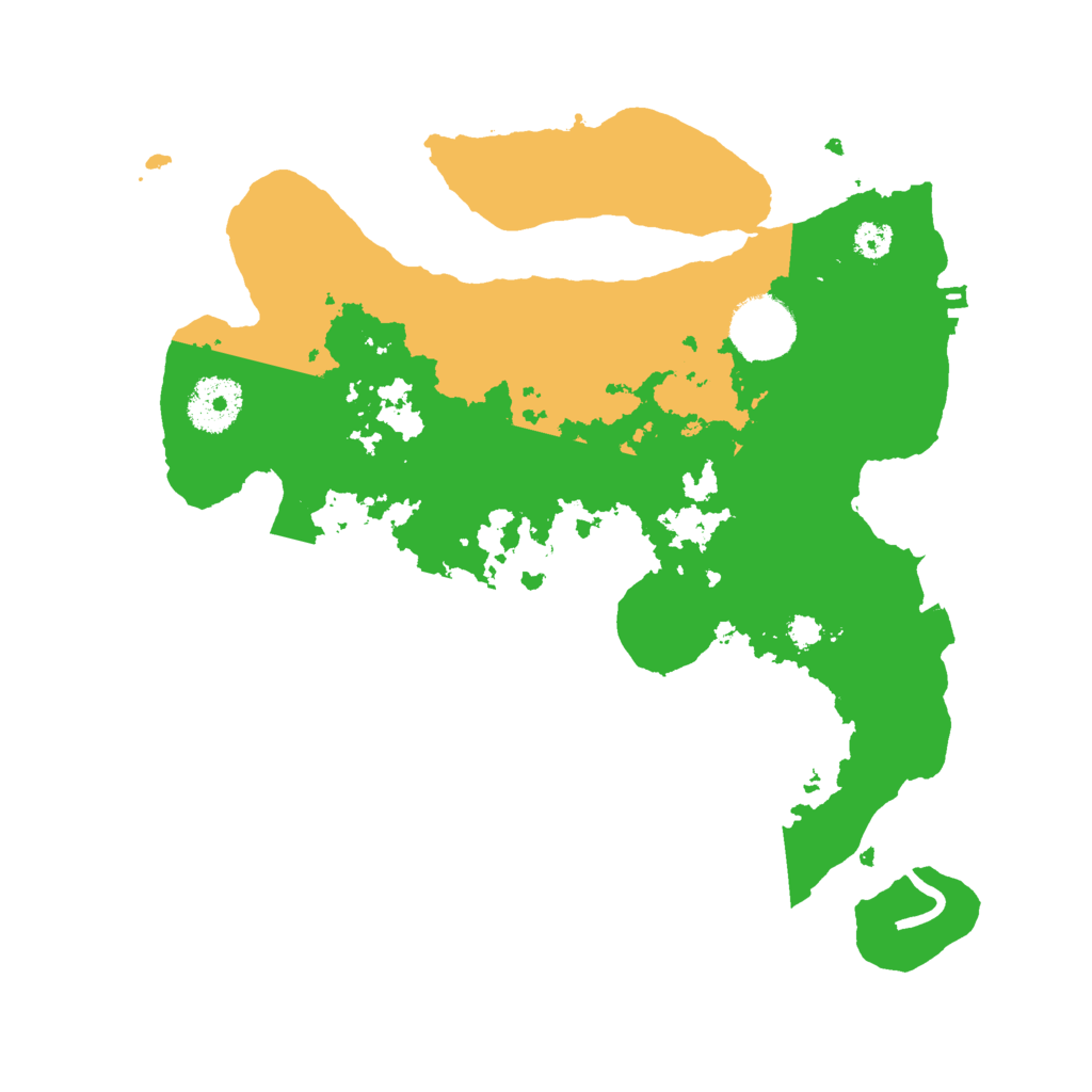 Biome Rust Map: Procedural Map, Size: 3000, Seed: 10447