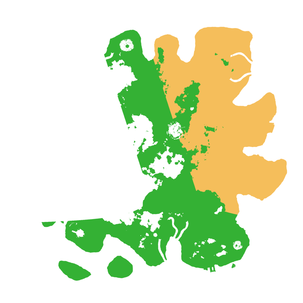 Biome Rust Map: Procedural Map, Size: 3500, Seed: 448647997