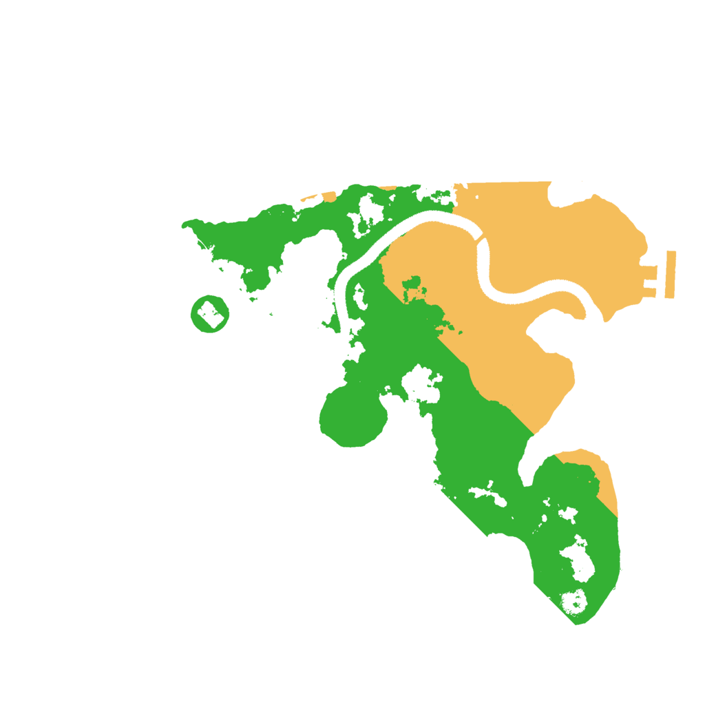 Biome Rust Map: Procedural Map, Size: 3000, Seed: 1792677293