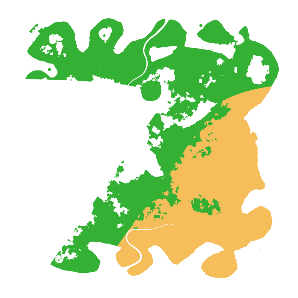 Biome Rust Map: Procedural Map, Size: 3900, Seed: 81346609