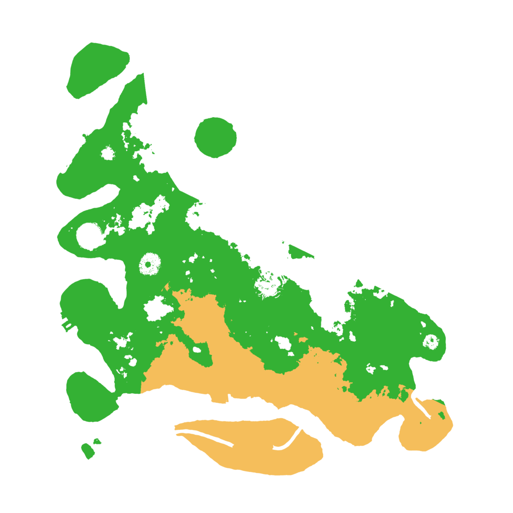 Biome Rust Map: Procedural Map, Size: 3500, Seed: 572093295