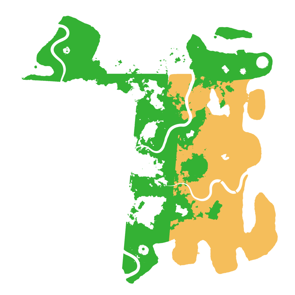 Biome Rust Map: Procedural Map, Size: 4300, Seed: 96896619