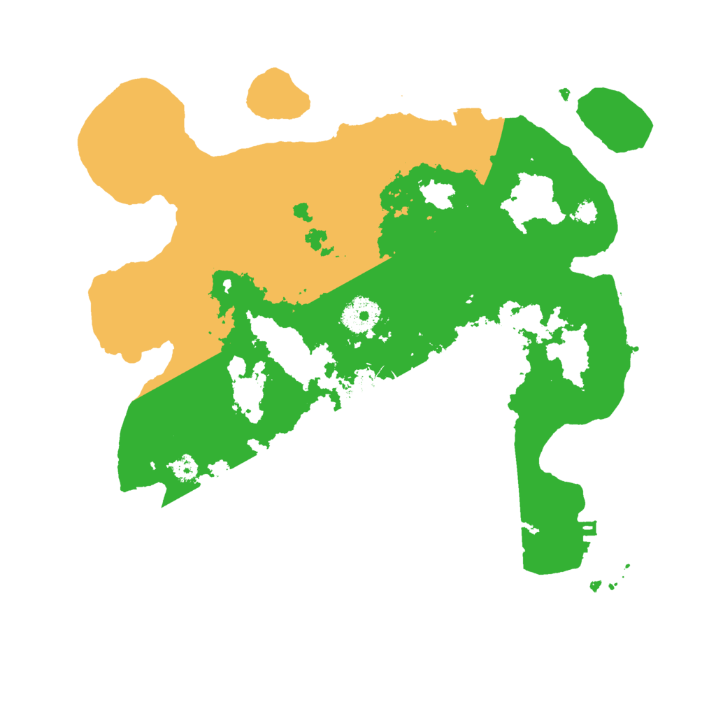 Biome Rust Map: Procedural Map, Size: 3000, Seed: 1237537614