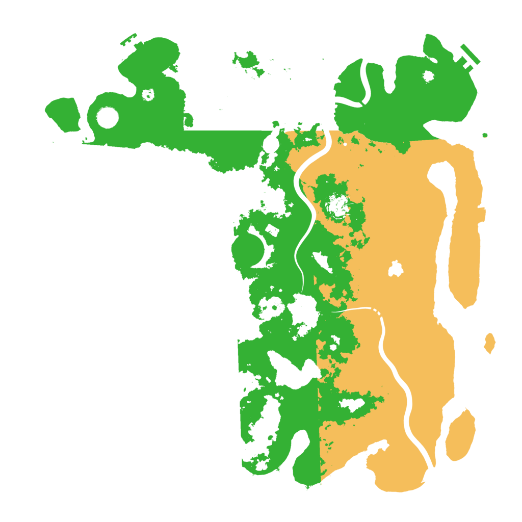 Biome Rust Map: Procedural Map, Size: 4250, Seed: 2976