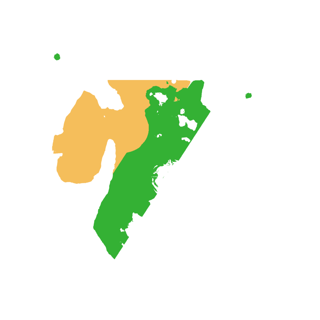 Biome Rust Map: Procedural Map, Size: 2000, Seed: 422453679