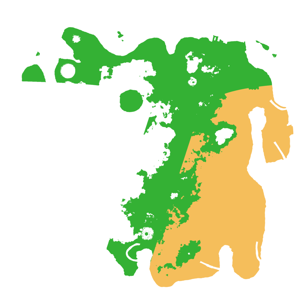 Biome Rust Map: Procedural Map, Size: 3700, Seed: 690484233