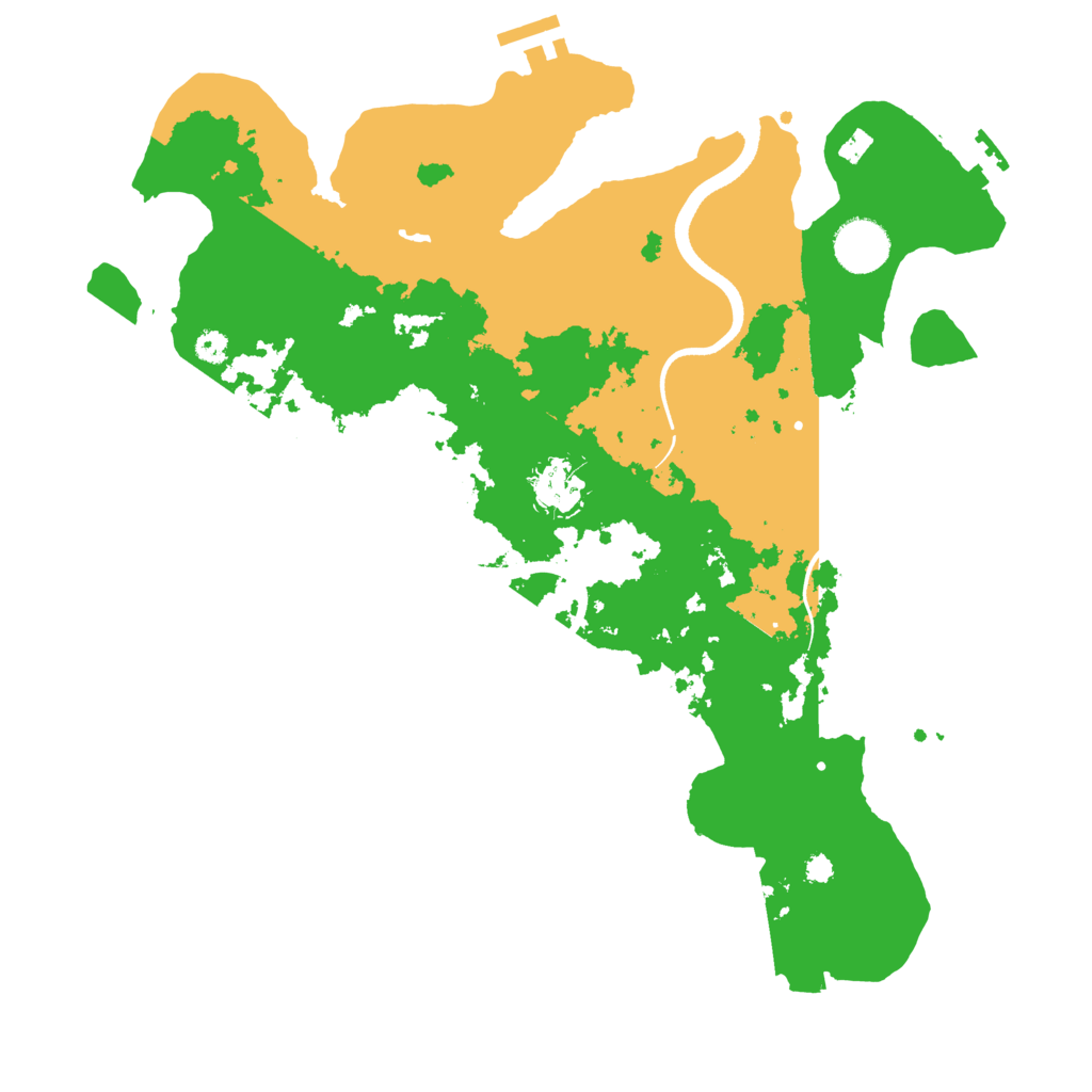 Biome Rust Map: Procedural Map, Size: 3500, Seed: 1366368259