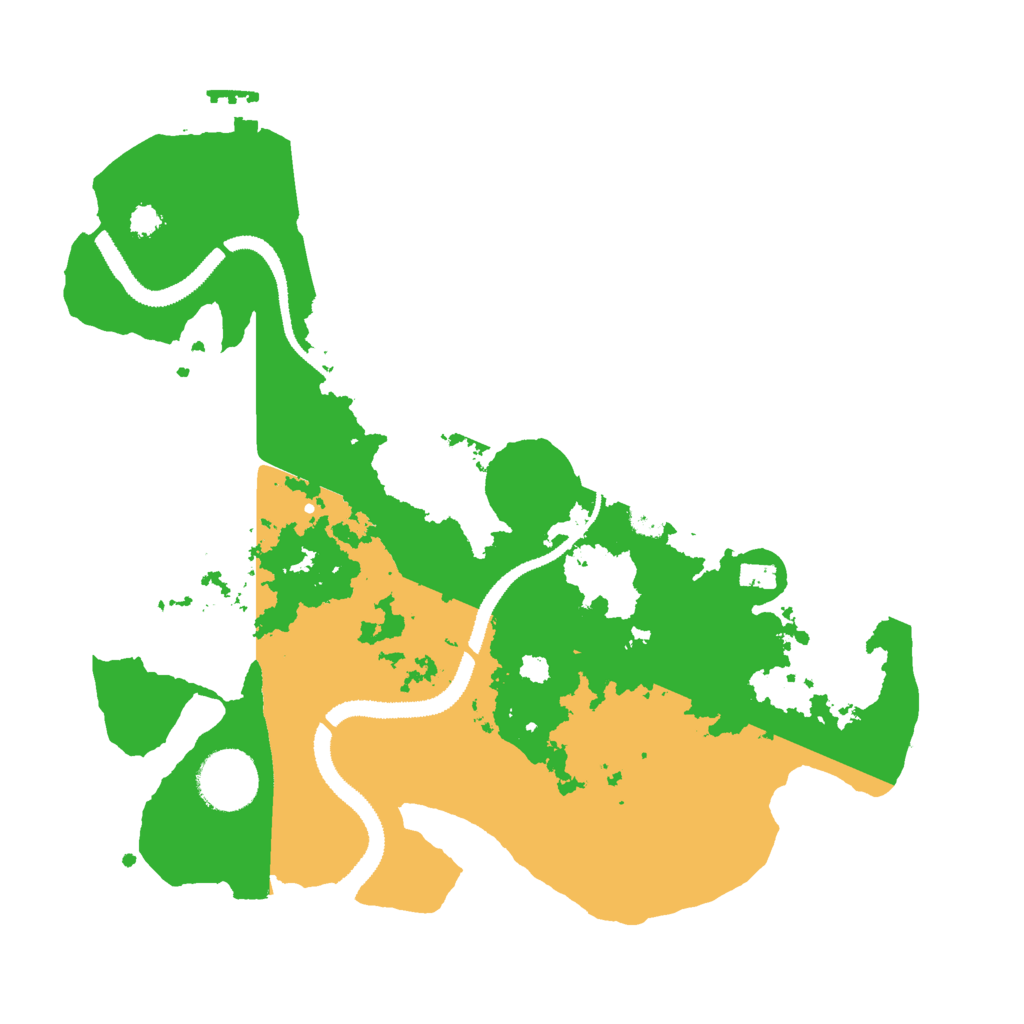 Biome Rust Map: Procedural Map, Size: 3000, Seed: 777016419