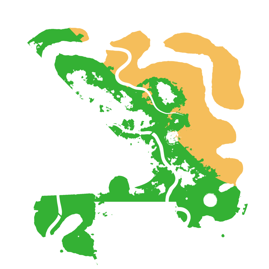 Biome Rust Map: Procedural Map, Size: 3500, Seed: 1638483084