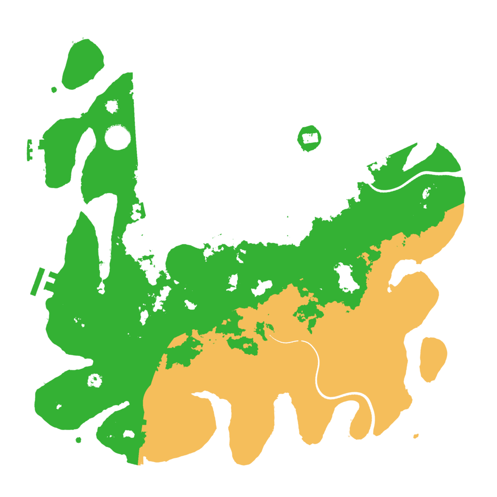 Biome Rust Map: Procedural Map, Size: 3500, Seed: 1968897762