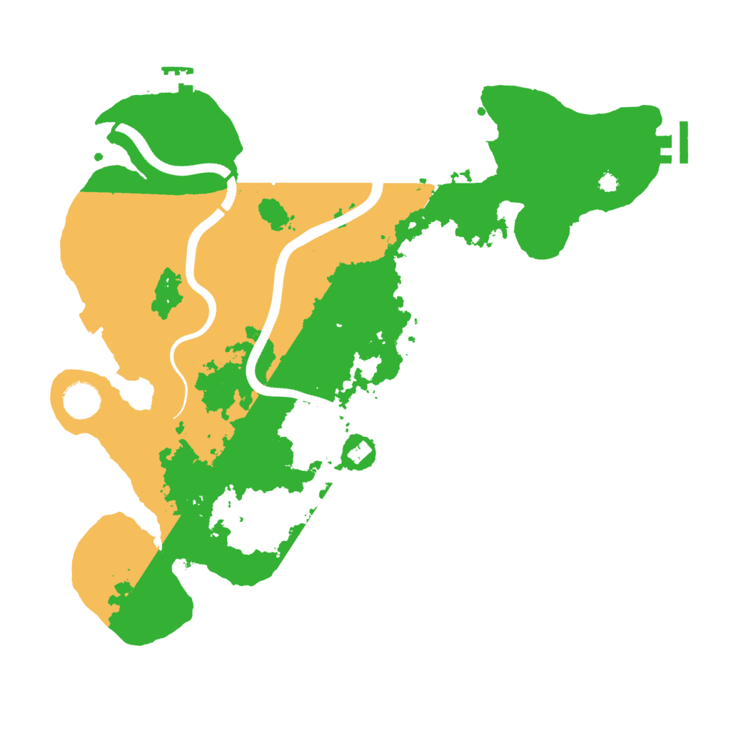 Biome Rust Map: Procedural Map, Size: 3500, Seed: 1875854710