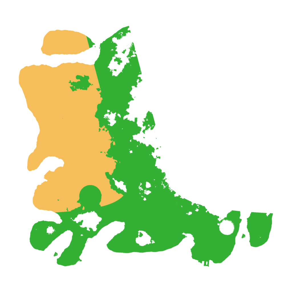 Biome Rust Map: Procedural Map, Size: 3500, Seed: 1906270053