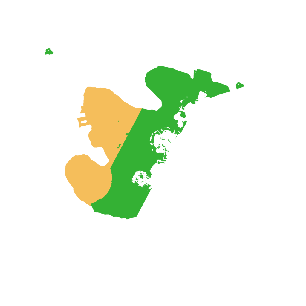 Biome Rust Map: Procedural Map, Size: 2000, Seed: 1932663028