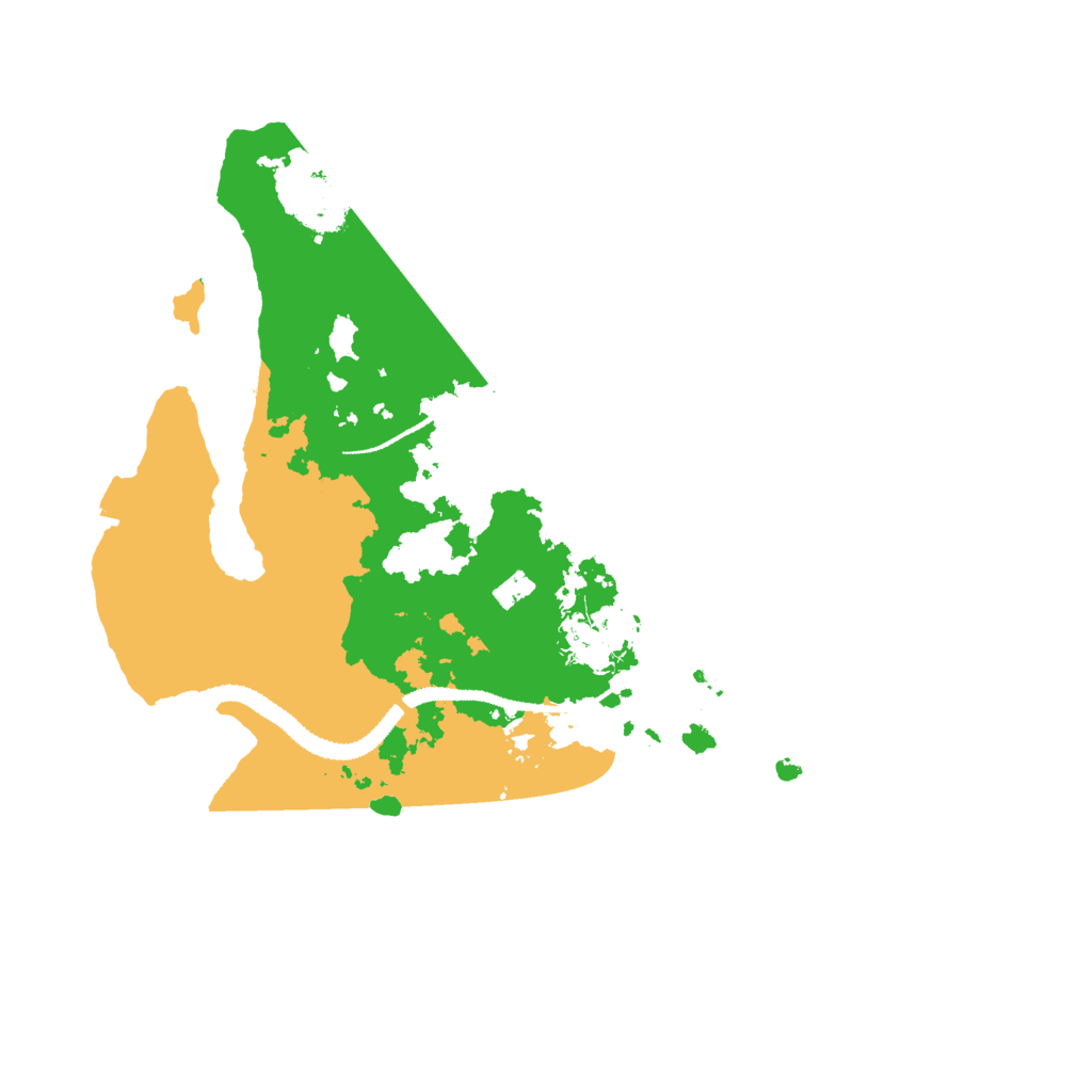 Biome Rust Map: Procedural Map, Size: 3000, Seed: 1684772730