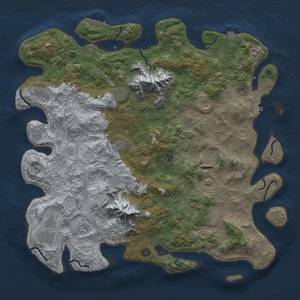 Thumbnail Rust Map: Procedural Map, Size: 5000, Seed: 923857593, 19 Monuments