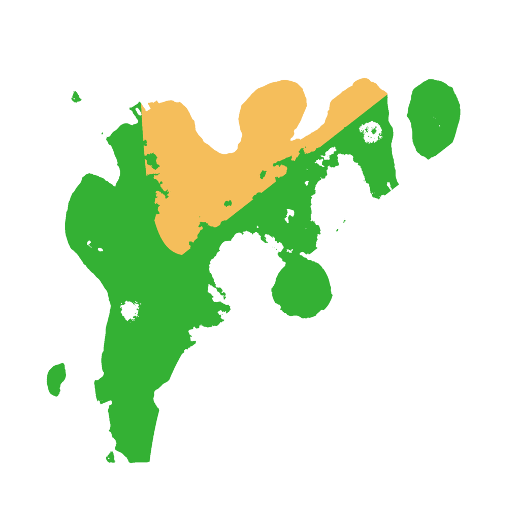 Biome Rust Map: Procedural Map, Size: 2500, Seed: 1157776081