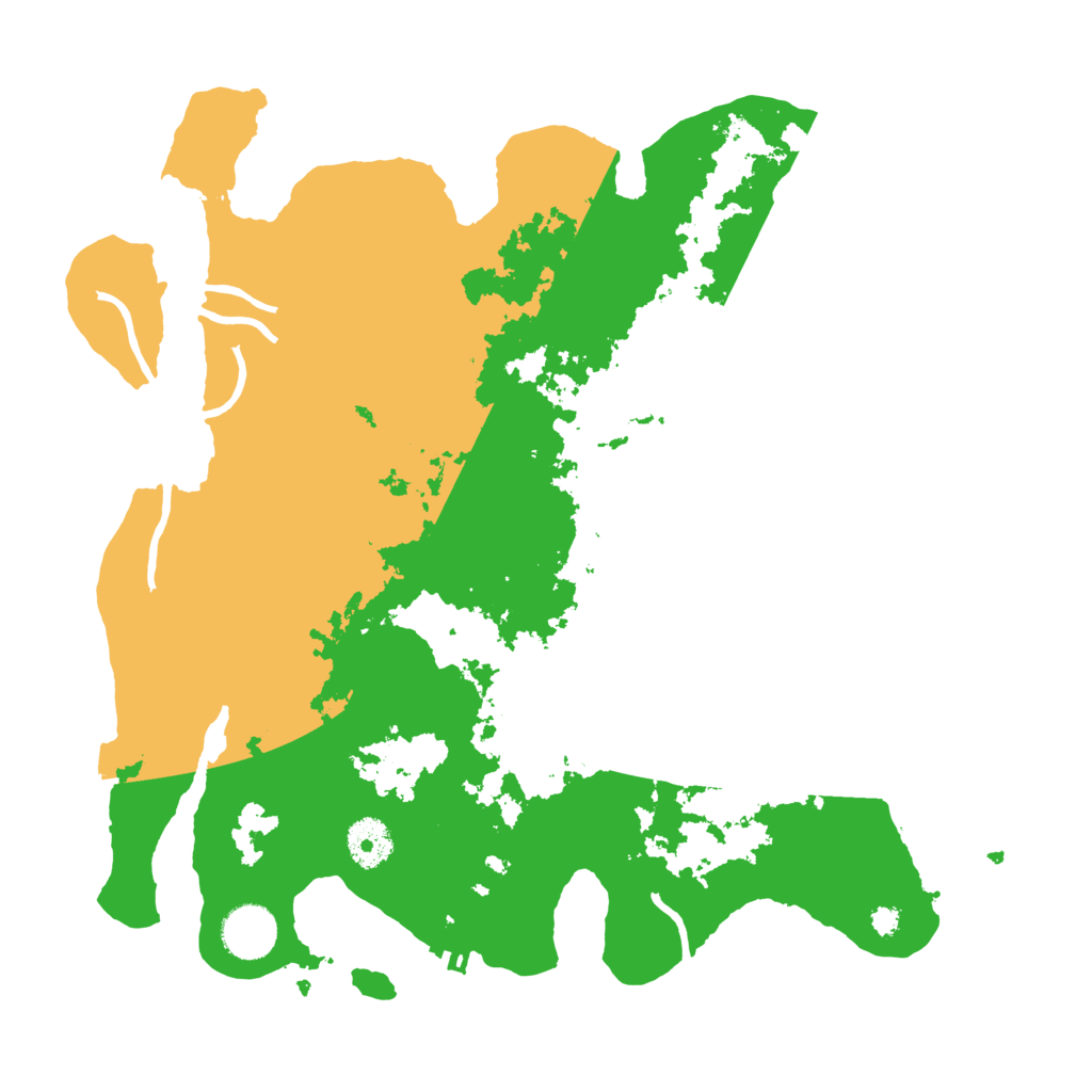 Biome Rust Map: Procedural Map, Size: 3500, Seed: 10928365