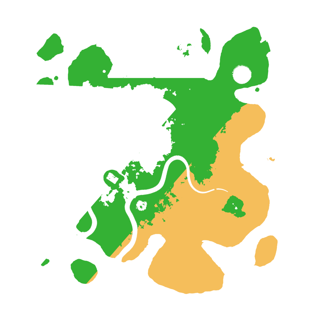 Biome Rust Map: Procedural Map, Size: 3000, Seed: 24480