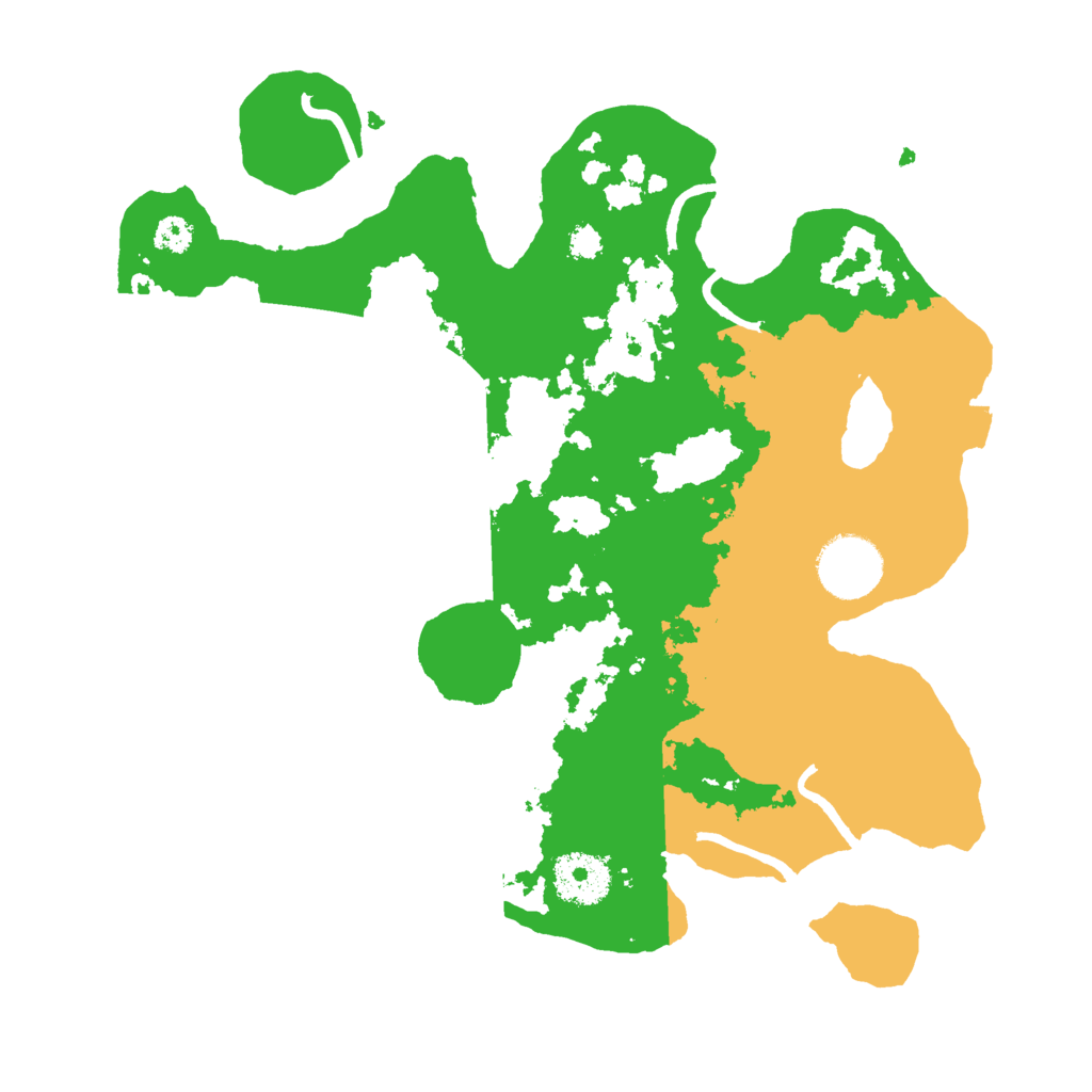 Biome Rust Map: Procedural Map, Size: 3000, Seed: 1986618220