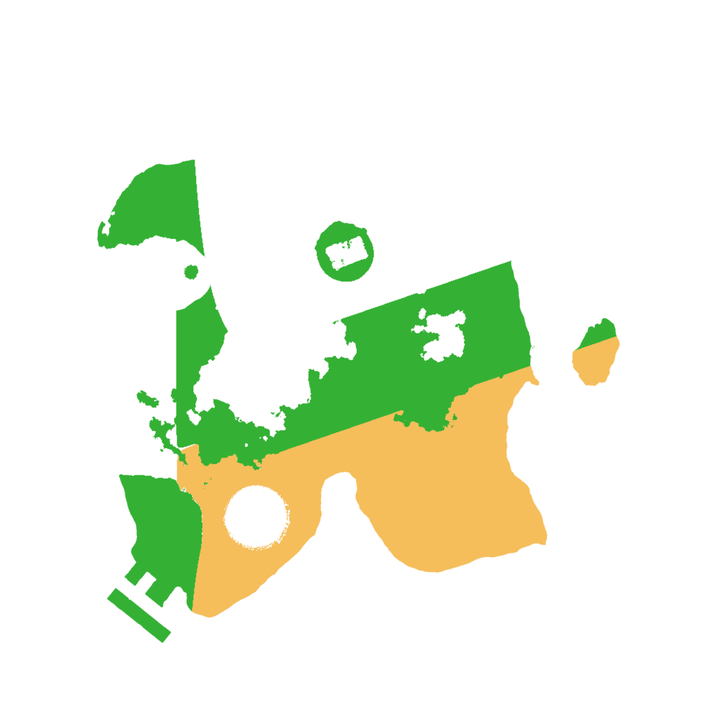 Biome Rust Map: Procedural Map, Size: 2000, Seed: 31791