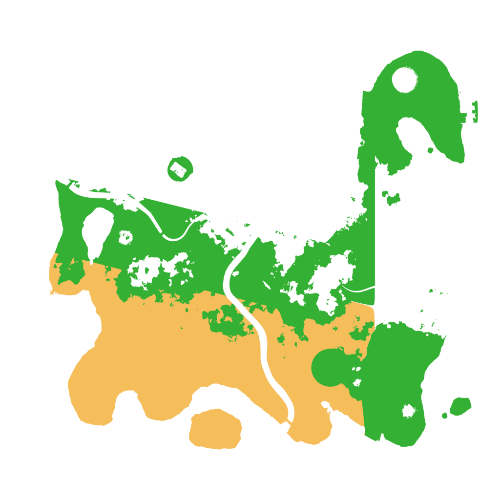 Biome Rust Map: Procedural Map, Size: 3500, Seed: 1012210885