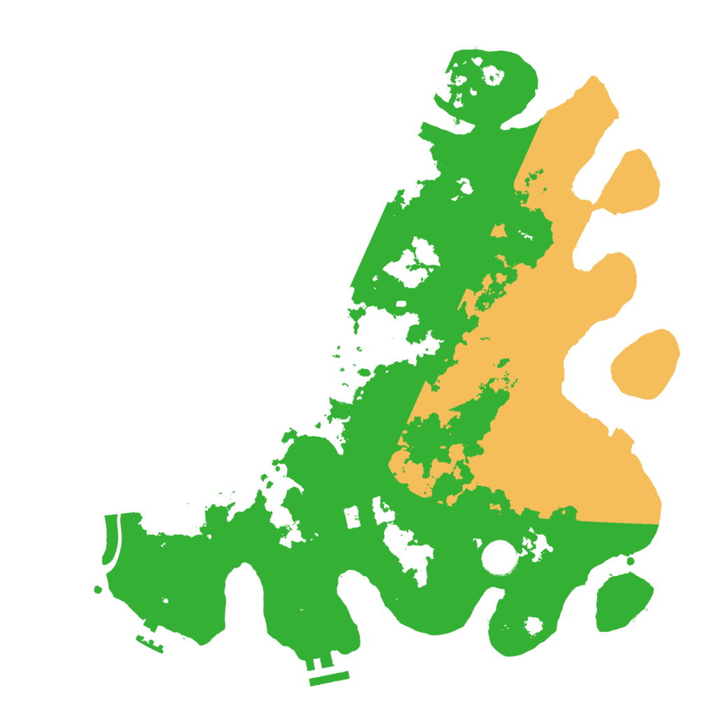 Biome Rust Map: Procedural Map, Size: 3600, Seed: 78316293