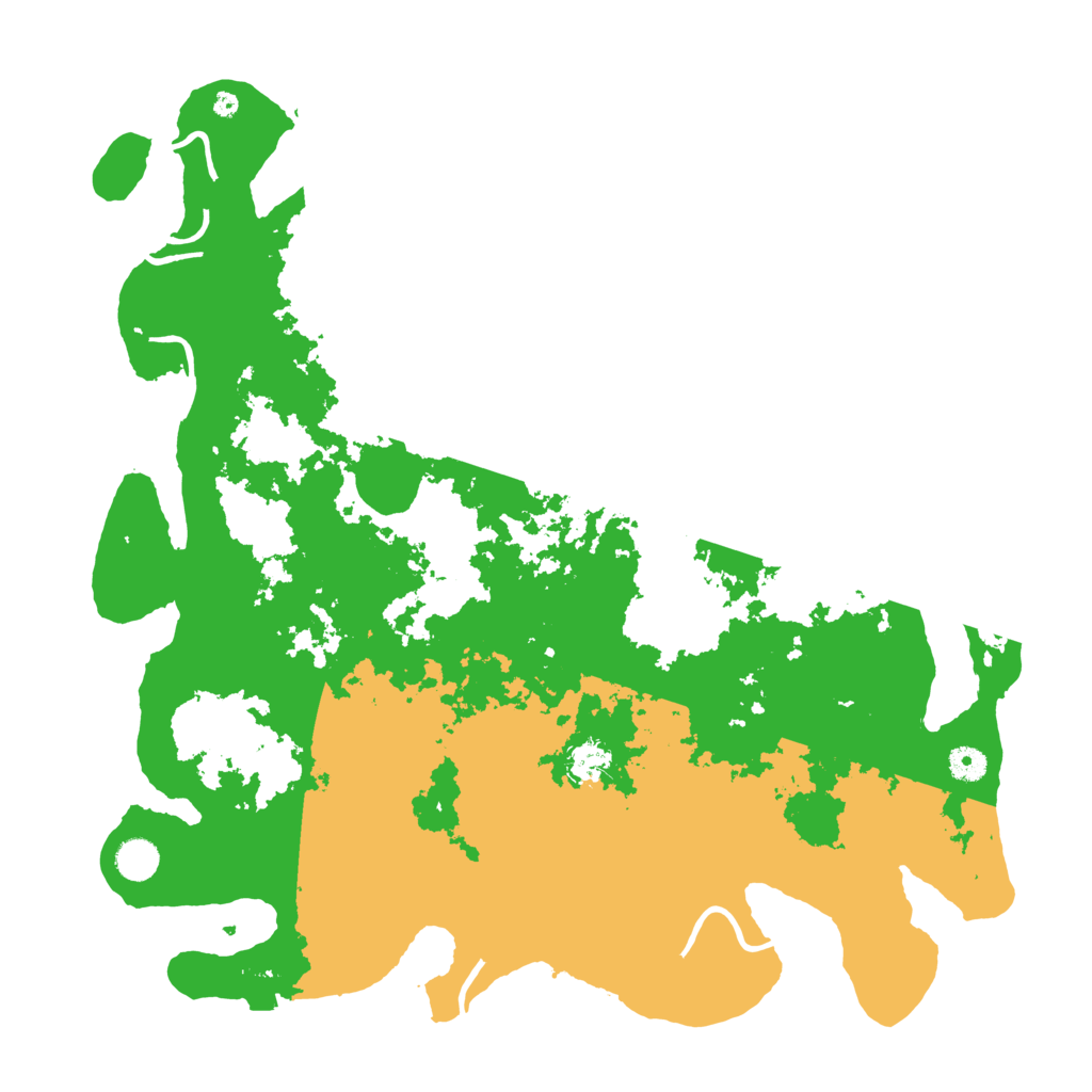 Biome Rust Map: Procedural Map, Size: 4500, Seed: 253615499