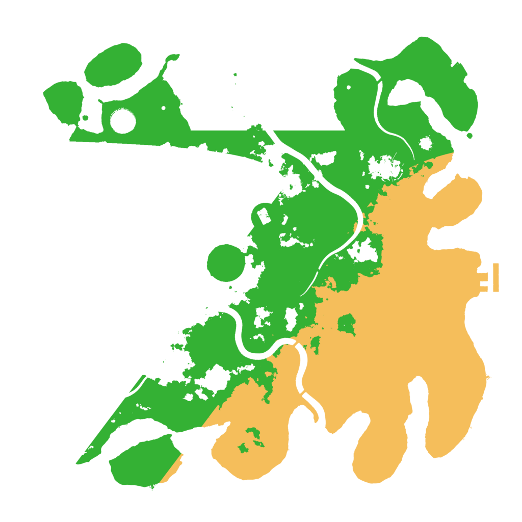 Biome Rust Map: Procedural Map, Size: 3700, Seed: 1049139172