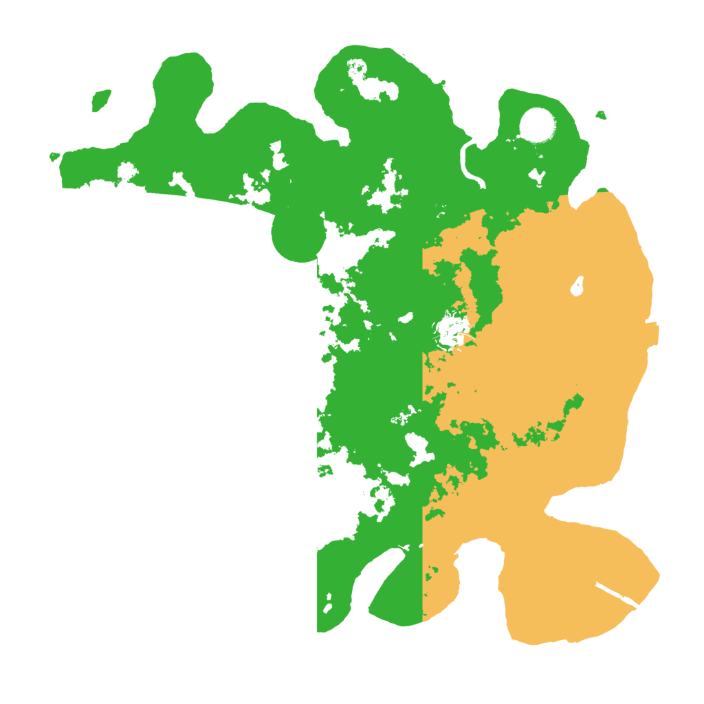 Biome Rust Map: Procedural Map, Size: 3500, Seed: 736440110