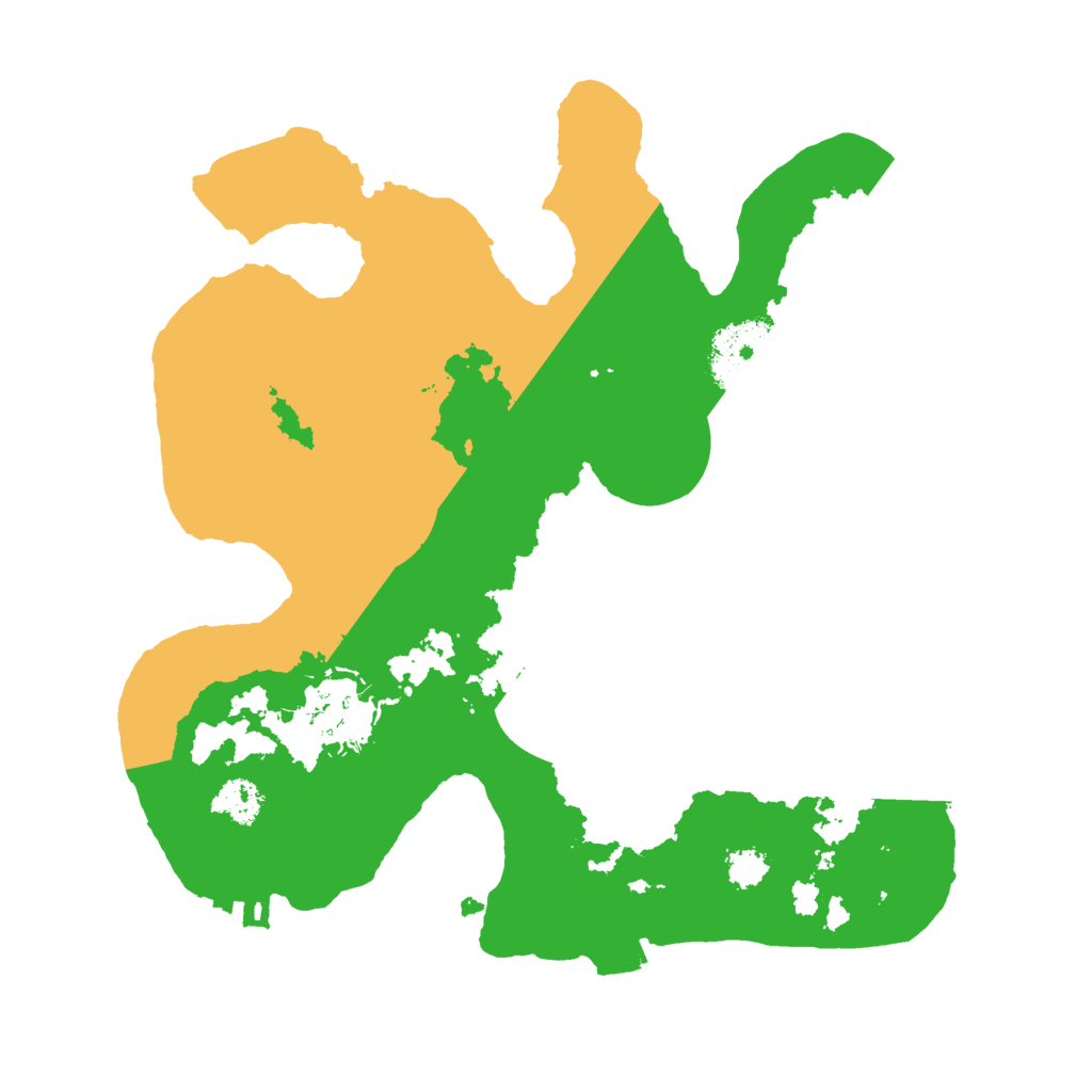 Biome Rust Map: Procedural Map, Size: 2500, Seed: 1632816235