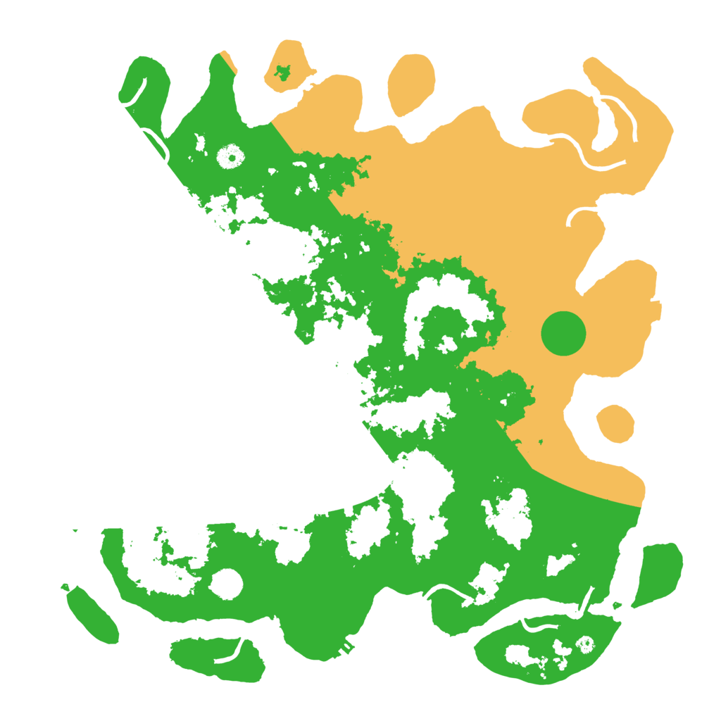 Biome Rust Map: Procedural Map, Size: 4250, Seed: 23884