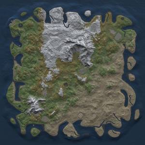 Thumbnail Rust Map: Procedural Map, Size: 5200, Seed: 123456789, 19 Monuments