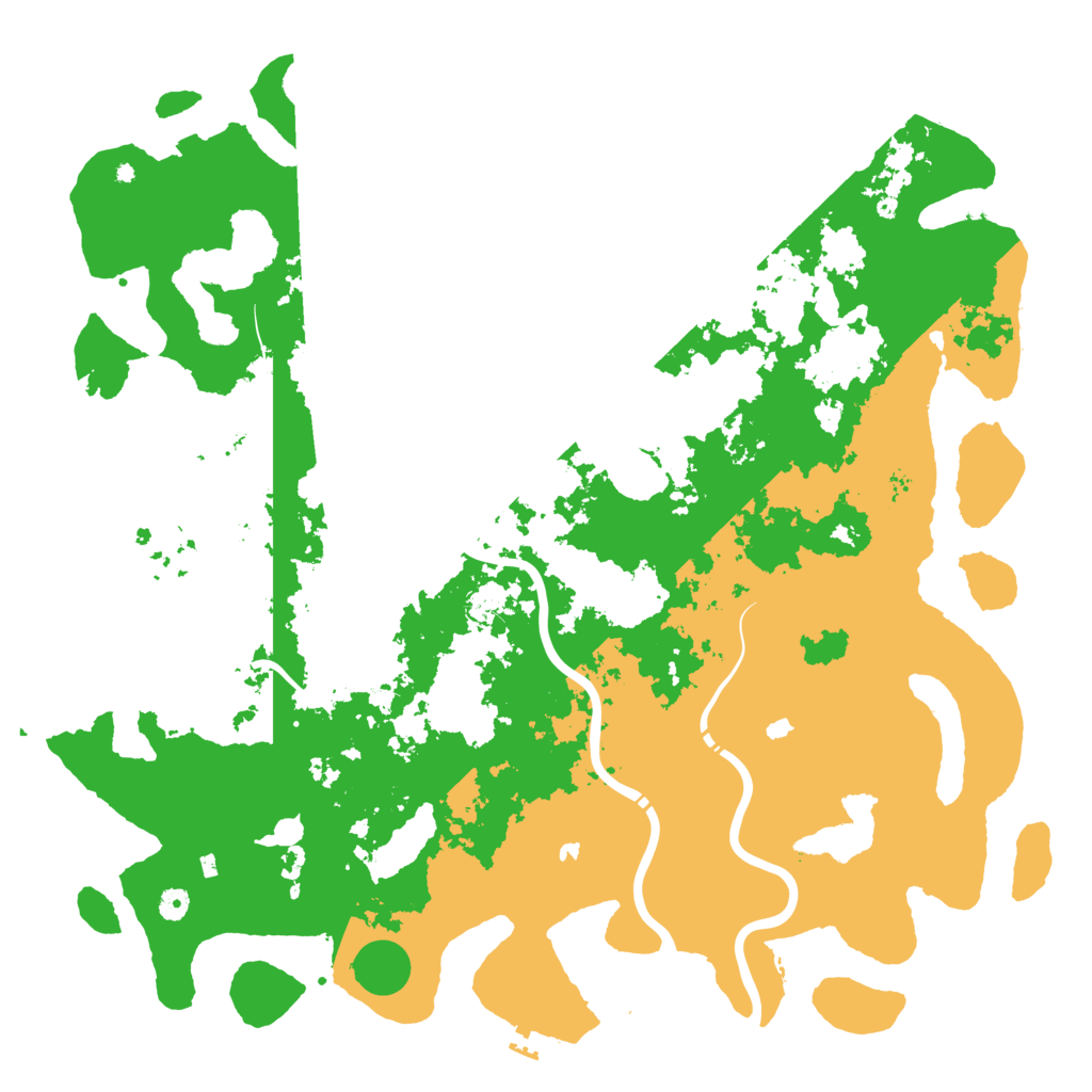 Biome Rust Map: Procedural Map, Size: 5200, Seed: 123456789