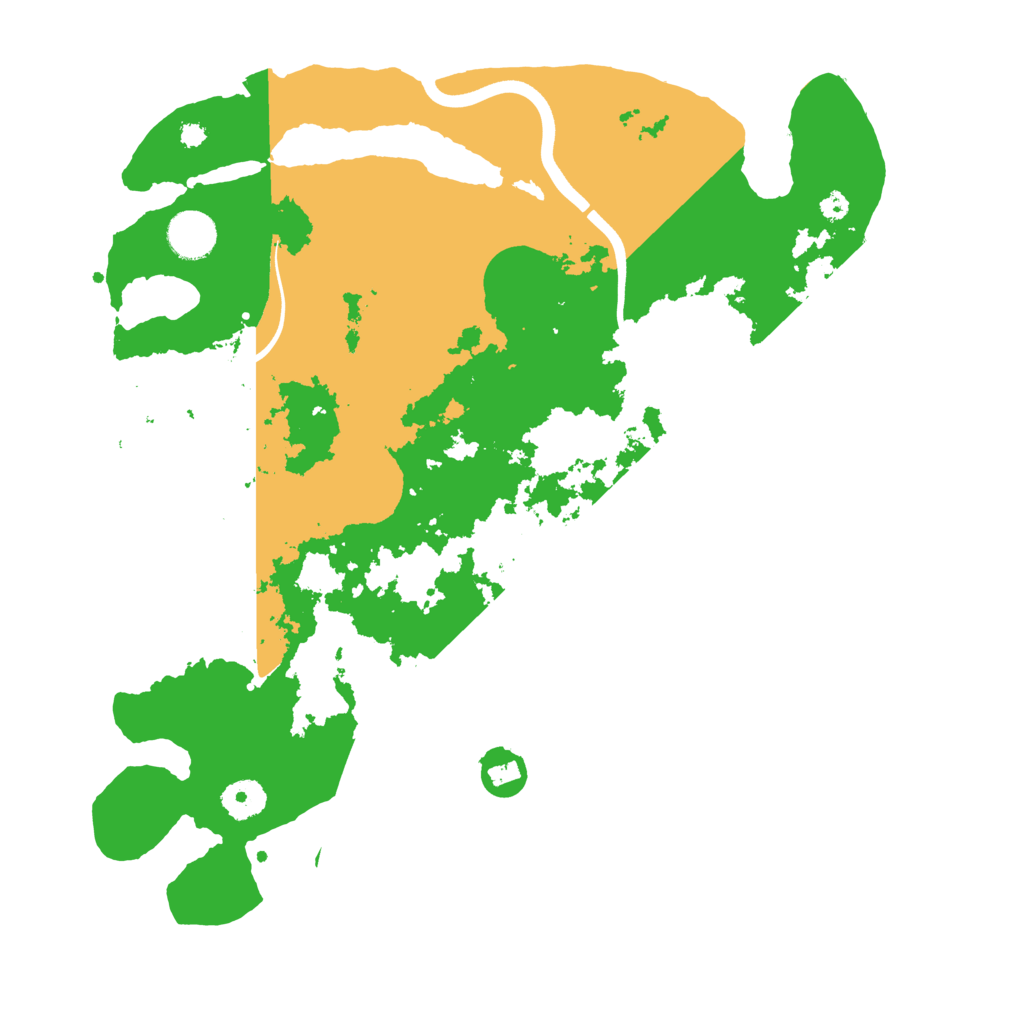 Biome Rust Map: Procedural Map, Size: 3700, Seed: 970742501