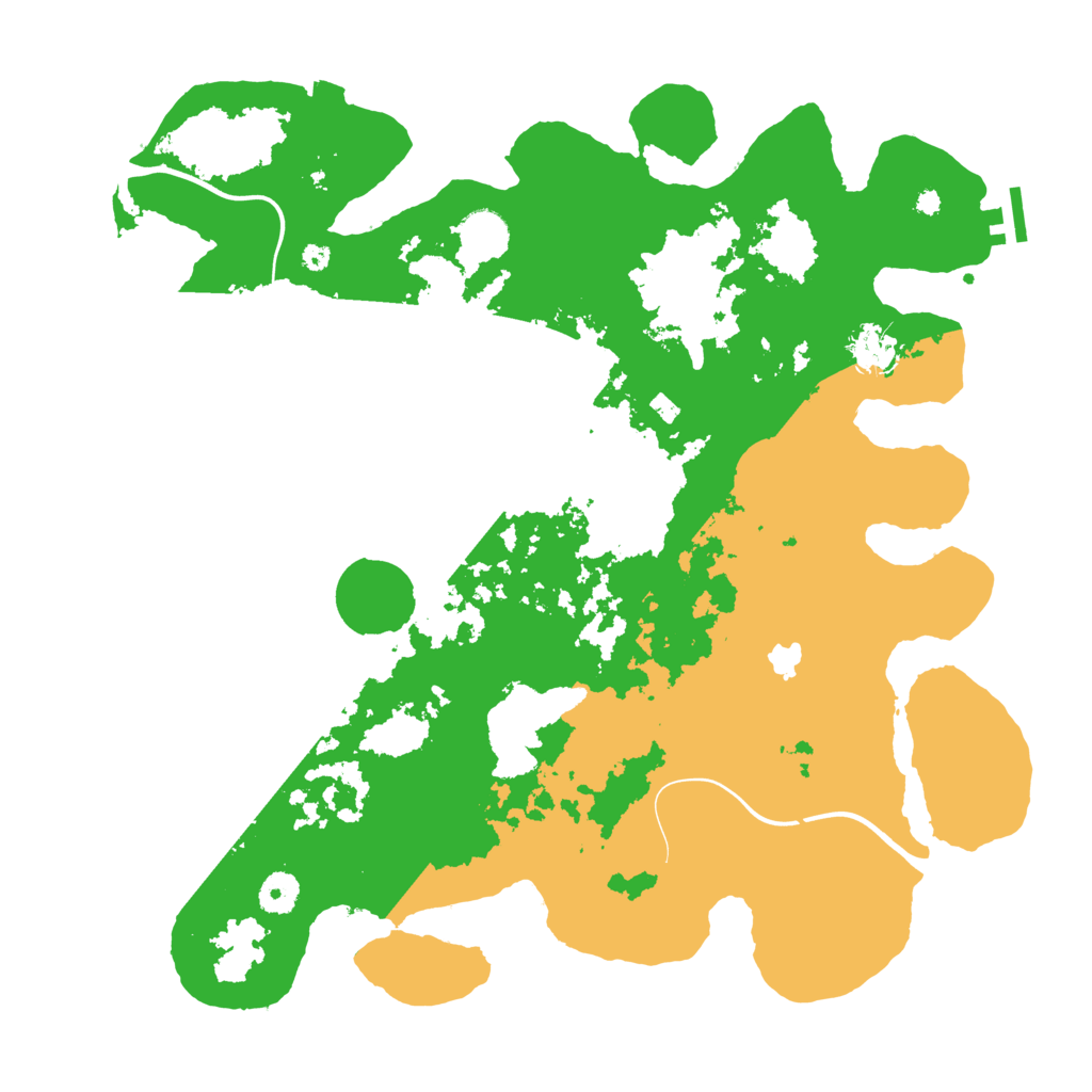 Biome Rust Map: Procedural Map, Size: 4000, Seed: 415666