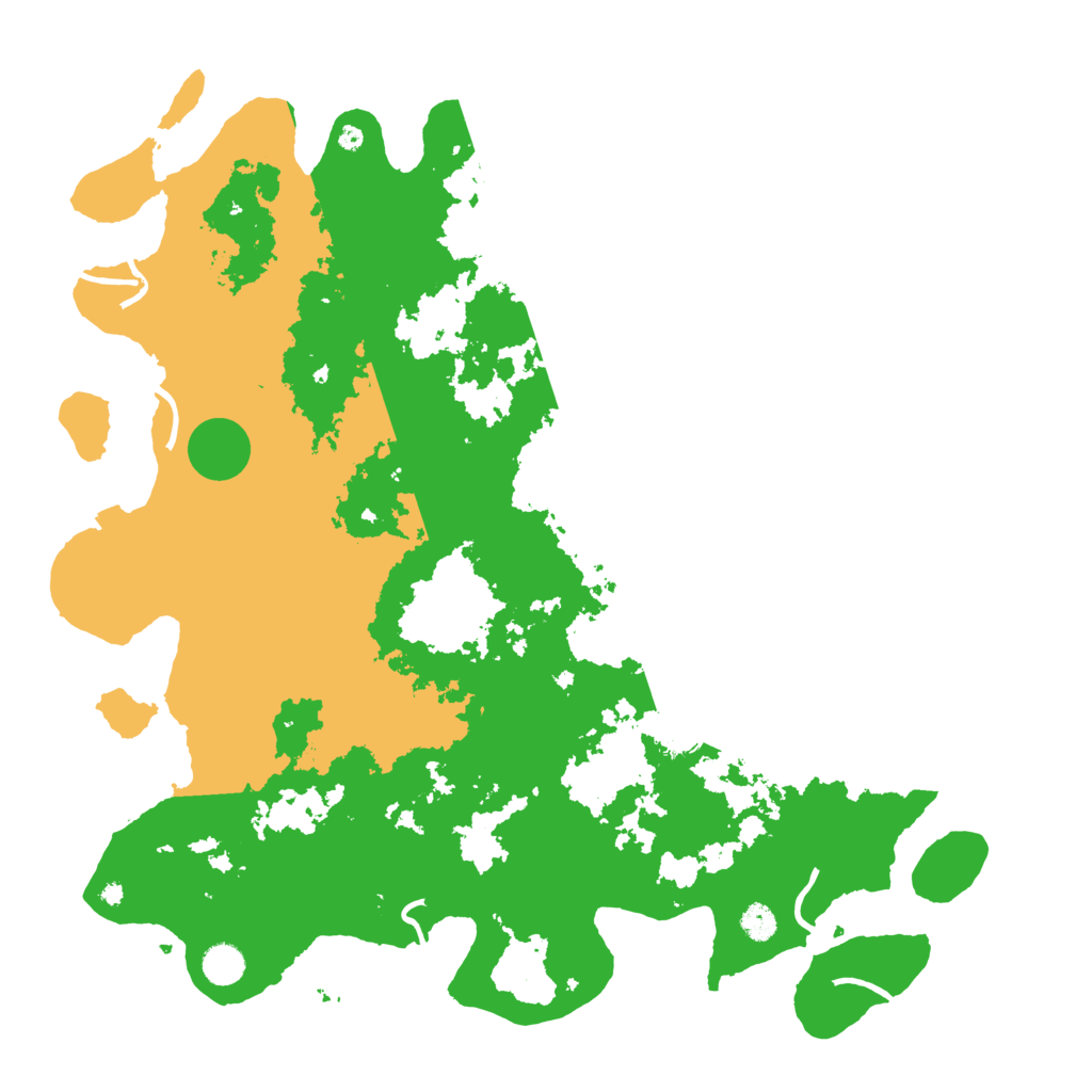 Biome Rust Map: Procedural Map, Size: 4600, Seed: 31338