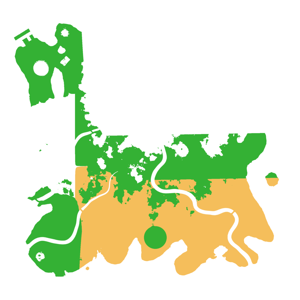 Biome Rust Map: Procedural Map, Size: 3500, Seed: 152486560