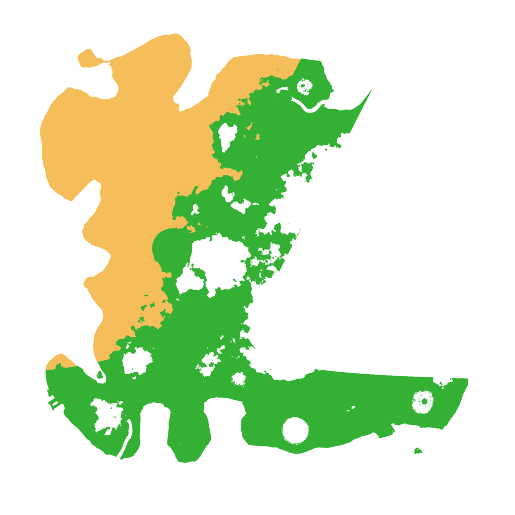 Biome Rust Map: Procedural Map, Size: 3464, Seed: 14079