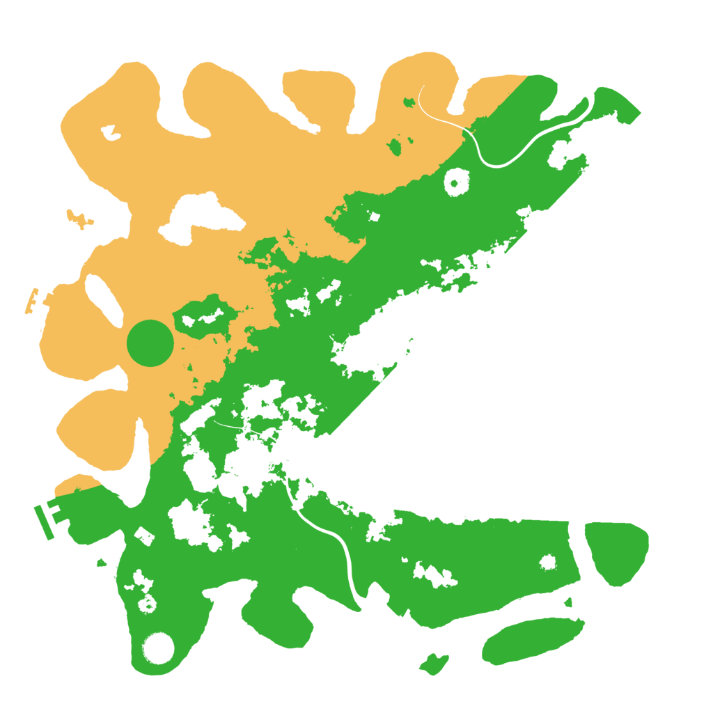 Biome Rust Map: Procedural Map, Size: 4000, Seed: 2138221336