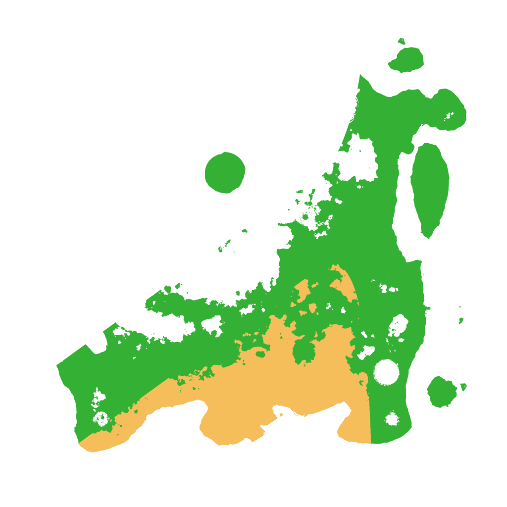 Biome Rust Map: Procedural Map, Size: 3533, Seed: 14177