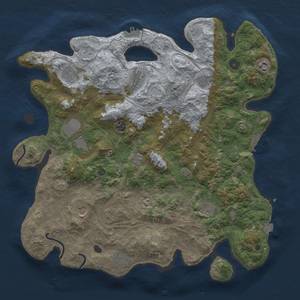 Thumbnail Rust Map: Procedural Map, Size: 4250, Seed: 7564533, 18 Monuments