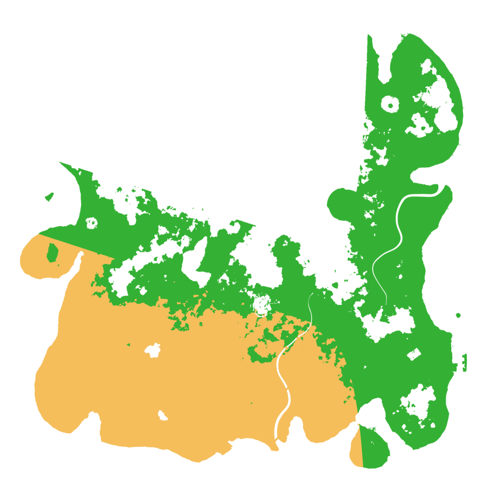 Biome Rust Map: Procedural Map, Size: 4250, Seed: 7564533