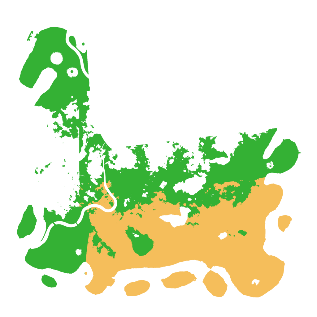Biome Rust Map: Procedural Map, Size: 4500, Seed: 145559329