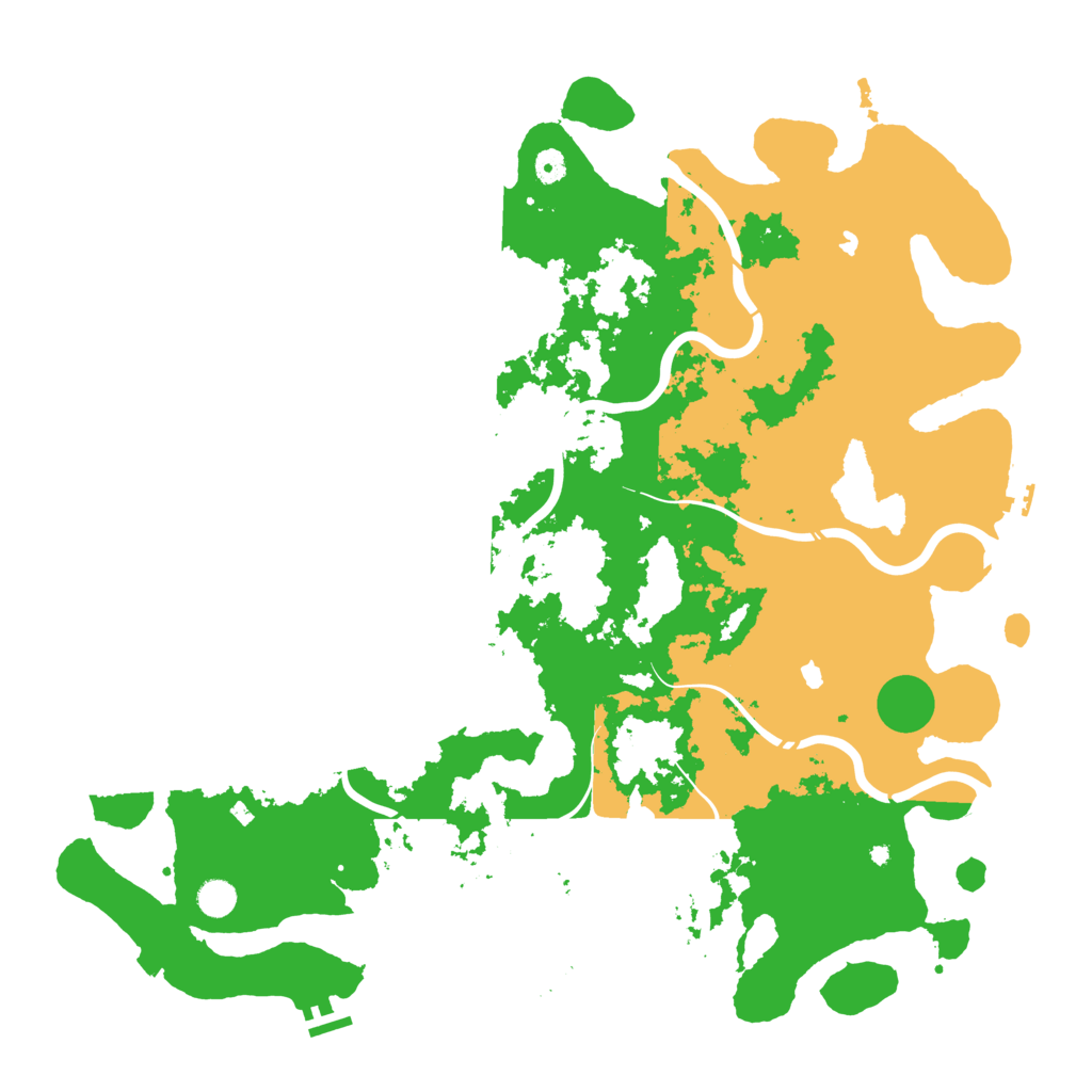 Biome Rust Map: Procedural Map, Size: 5000, Seed: 22681