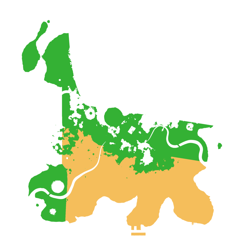 Biome Rust Map: Procedural Map, Size: 3500, Seed: 854128370