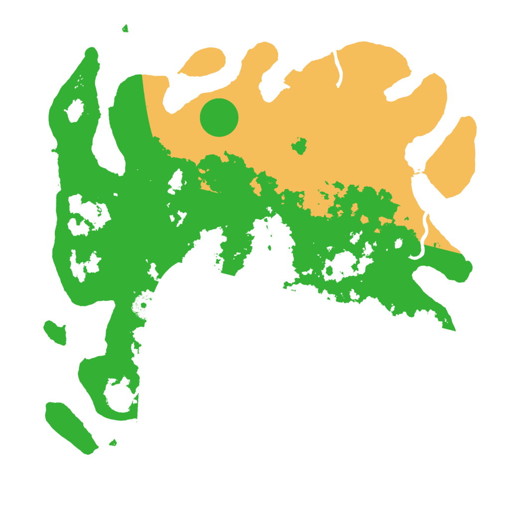 Biome Rust Map: Procedural Map, Size: 3500, Seed: 1192075177