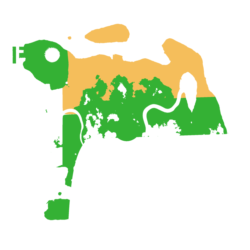 Biome Rust Map: Procedural Map, Size: 3000, Seed: 10633